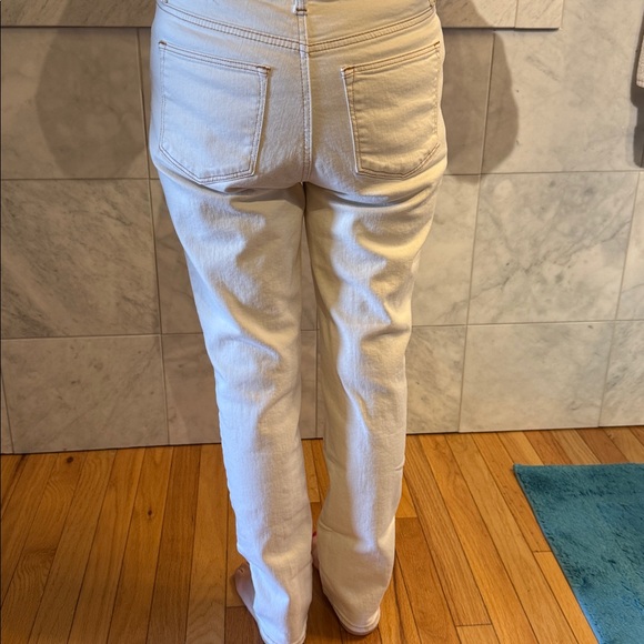Cream Denim Jeans - Picture 3 of 3